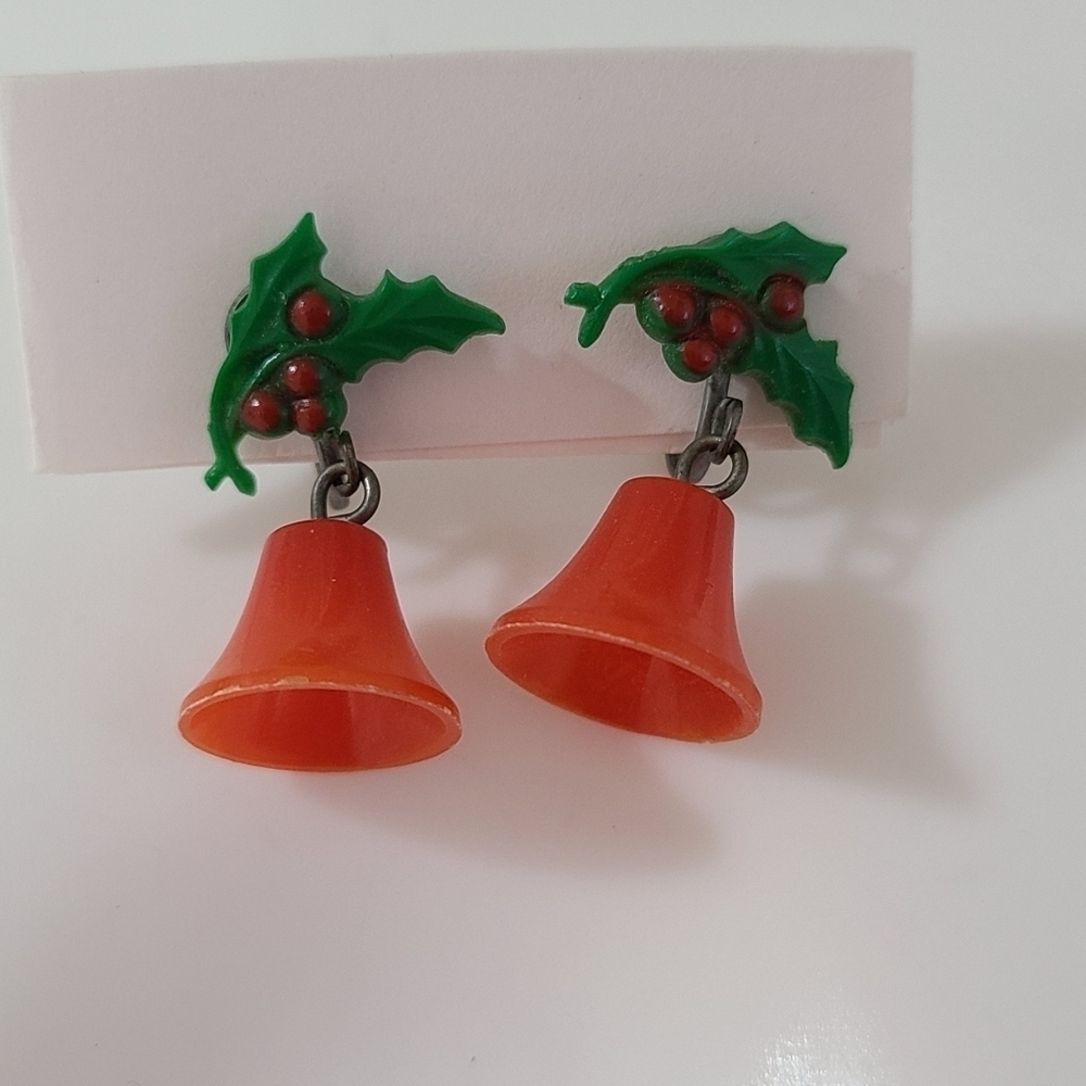 Vintage Christmas Bell Earrings